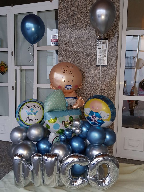 Flexible por favor confirmar Rizo Decoración de baby Shower con globos | Bouquet de globos para bebé